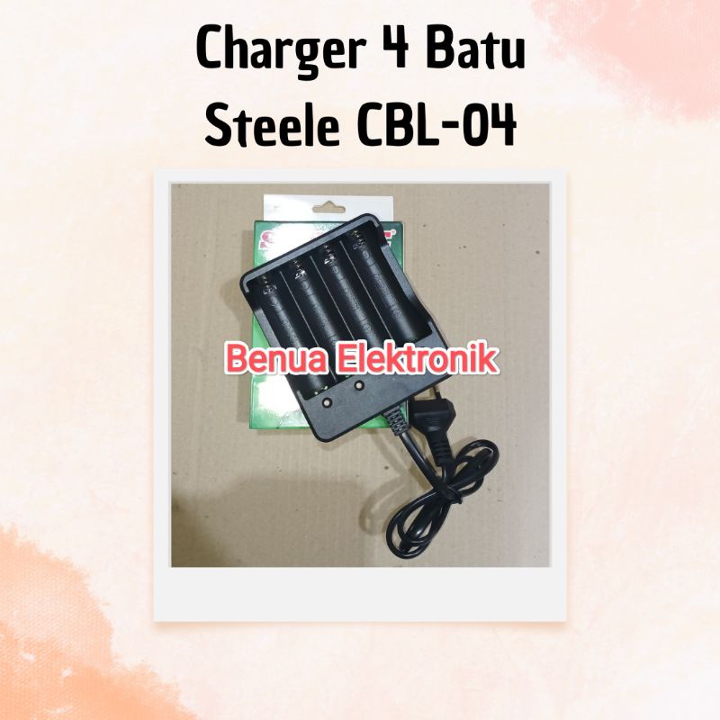 Promo Charger Batu Baterai 4 SLOT
