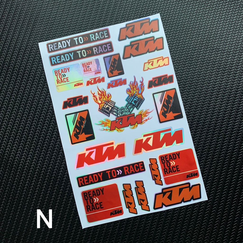 Stiker Reflektif Shocker Damper Untuk Duke Ktm 200 / 390 / 690 / 990 / 1090 / 1190 / 1290