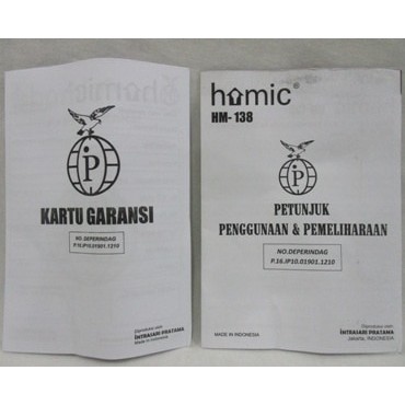 Mic Microfon HOMIC HM-138 Sistem Kabel Akurasi Tinggi