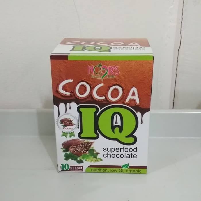

Cocoa IQ Superfood Chocolate | Coklat IQ