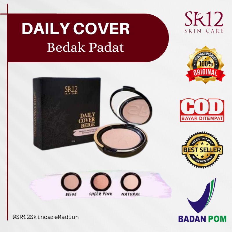 BEDAK PADAT / BEDAK / KOSMETIK / SR12 / BEDAK SR12 / COMPACT POWDER SR12