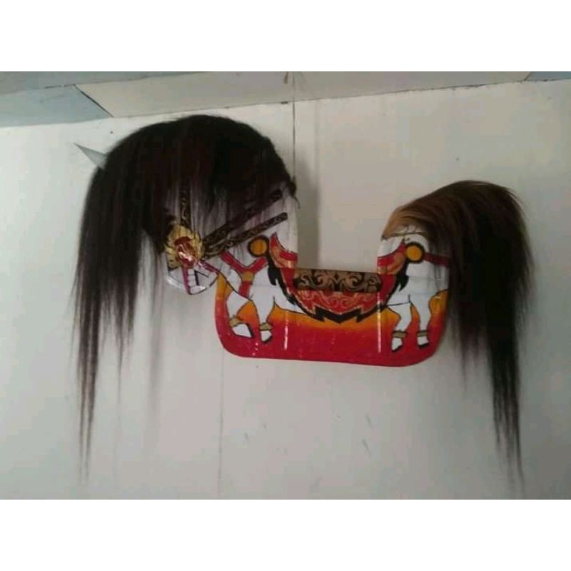 Jaran kepang atau kuda lumping rambut kuda asli
