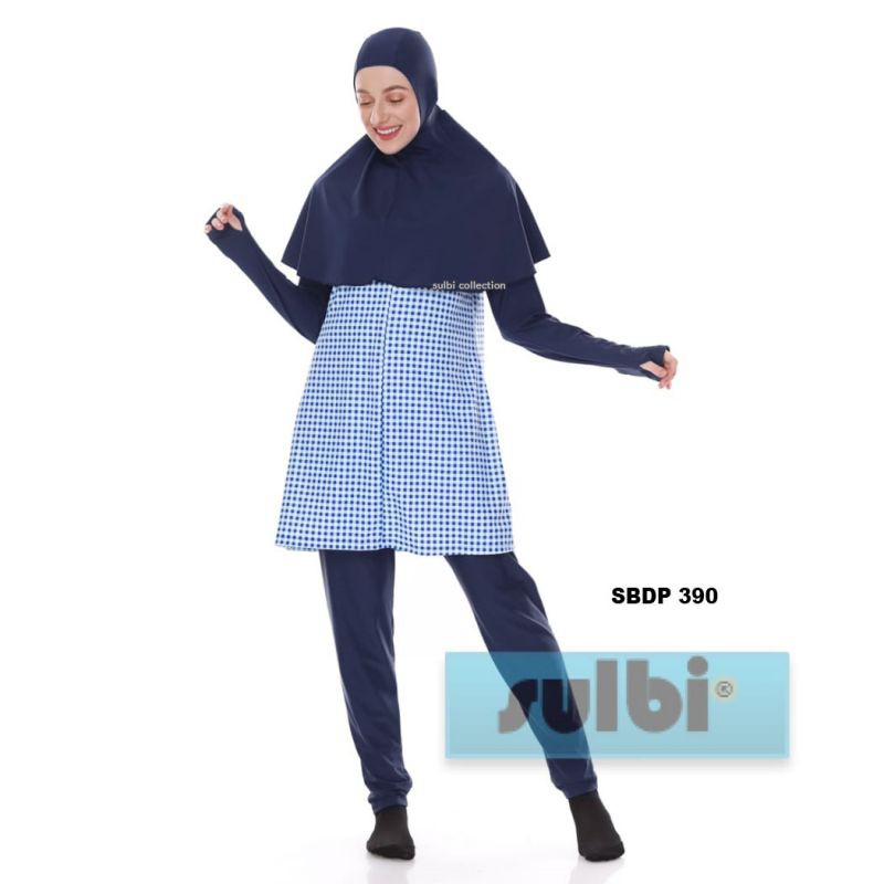 Baju Renang Muslim Wanita Dewasa Muslimah SBDP Model Jumpsuit SULBI