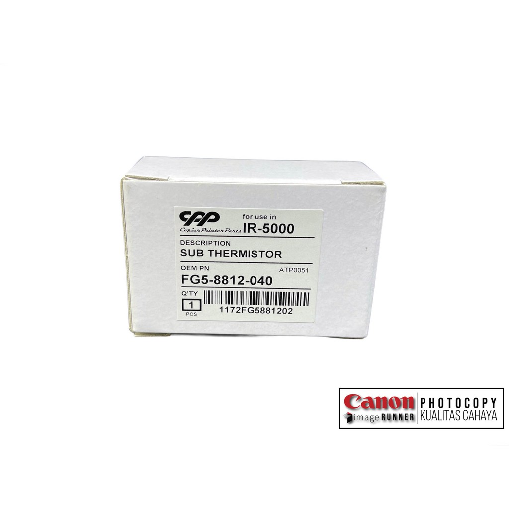 Sub Thermistor Mesin Fotokopi Canon IR 5000 dan 5020 FG5-8812-040 CPP