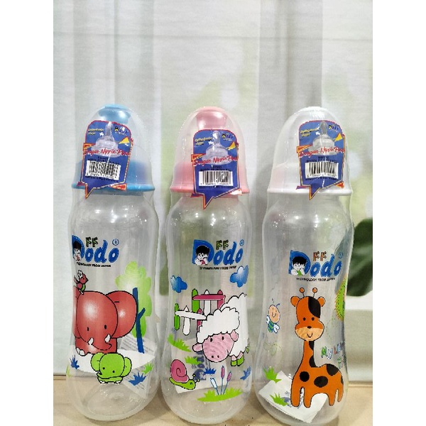 Botol Susu Dodo Orthodontic Shape/DOT Gepeng 250 Ml BPA Free DBP005