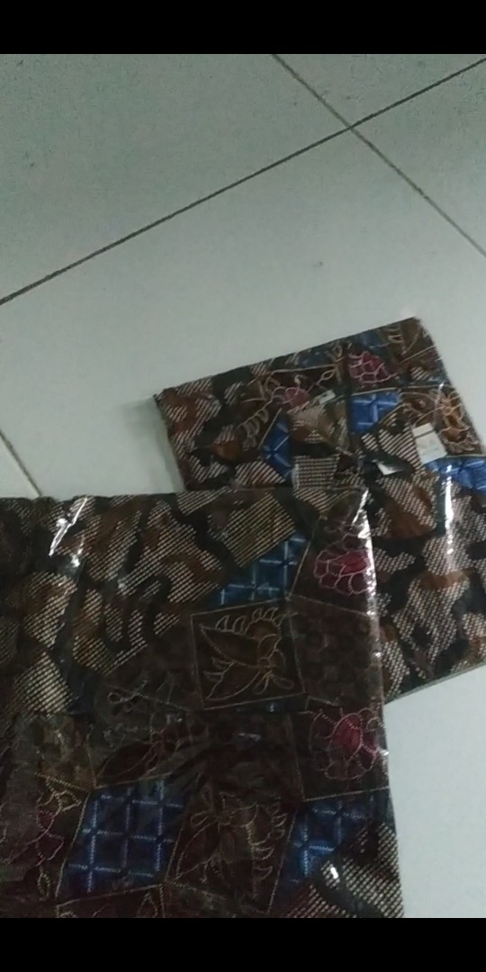 Batik Couple Keluarga Atasan Motif Sogan Loreng - Nivana Batik