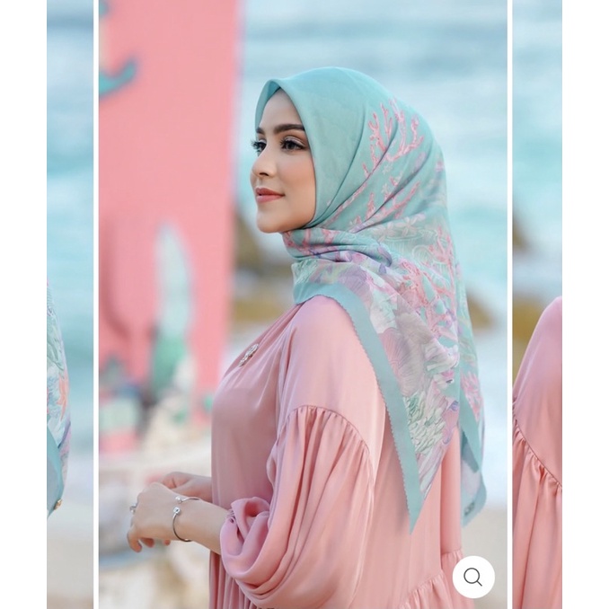 Disney x Buttonscarves The Little Mermaid Voal Square - TEAL