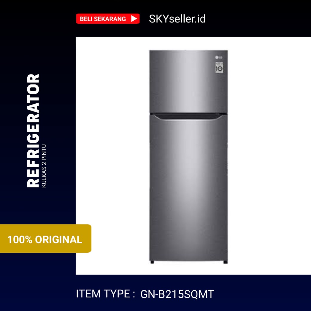 Kulkas 2 pintu LG GN-B215SQMT
