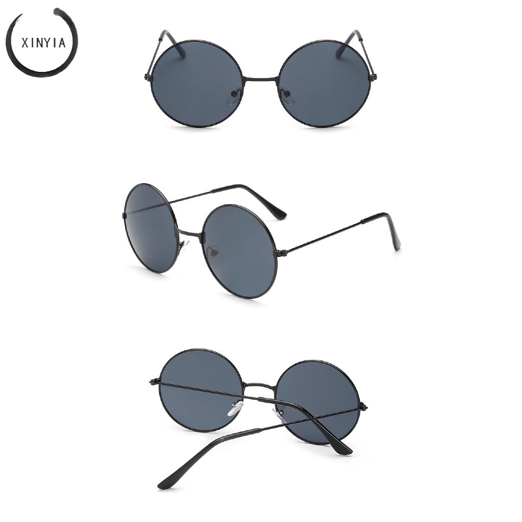 Kacamata Wanita Korean Fashion Eyes Metal Frame Men Women Eyewear Glasses Sunglasses