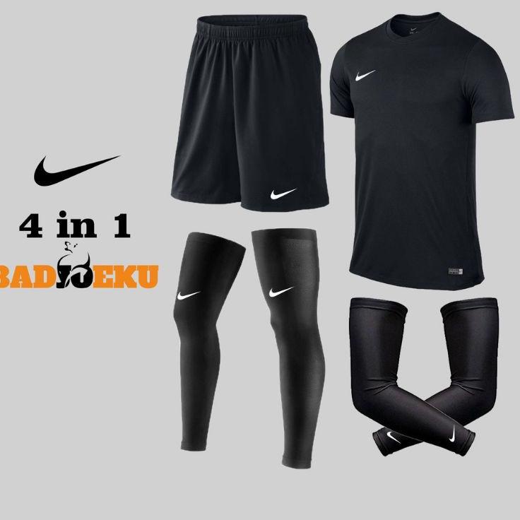 Terbaik.. FULL SET OLAHRAGA BAJU JERSEY CELANA PENDEK MANSET TANGAN DAN MANSET KAKI STELAN FUTSAL PR