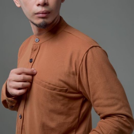 kemeja pria Lengan panjang // kemeja katun  pique / kemeja sanghai /kemeja pria kasual