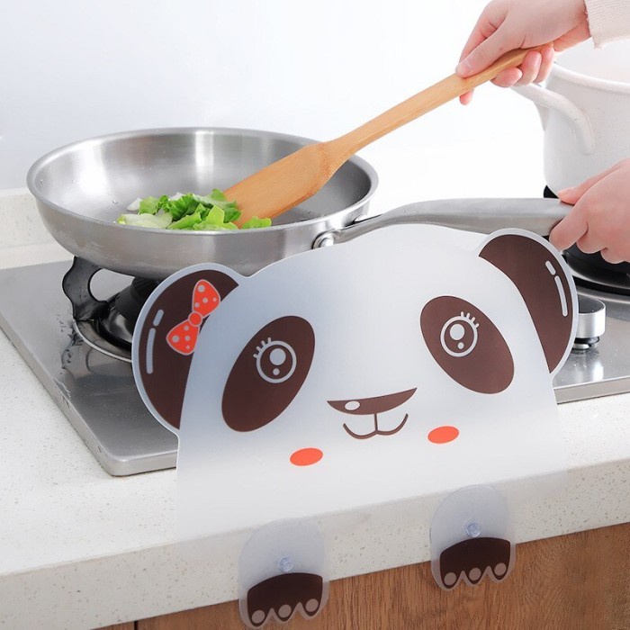 (KIM) Penahan Air Wastafel Kitchen Sink Air Splash Guard dengan Sucker