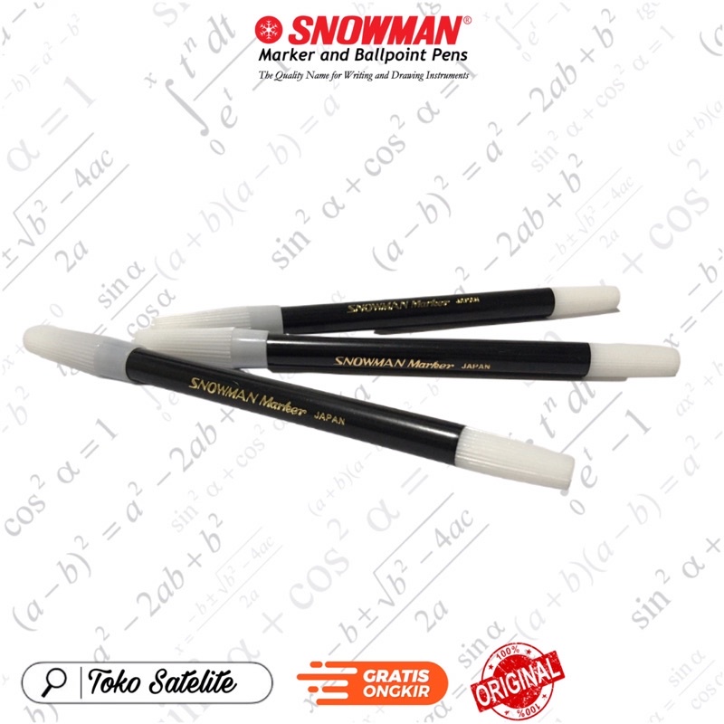 

Spidol Snowman Kecil - Snowman Marker - Eceran