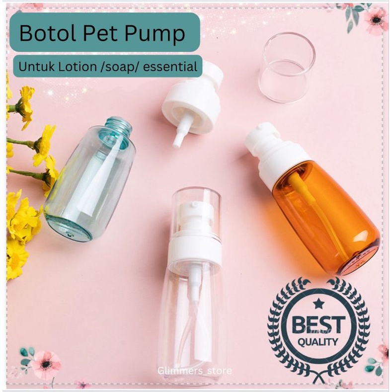 Botol Pet Refill sabun/lotion size 60ml dan 100ml
