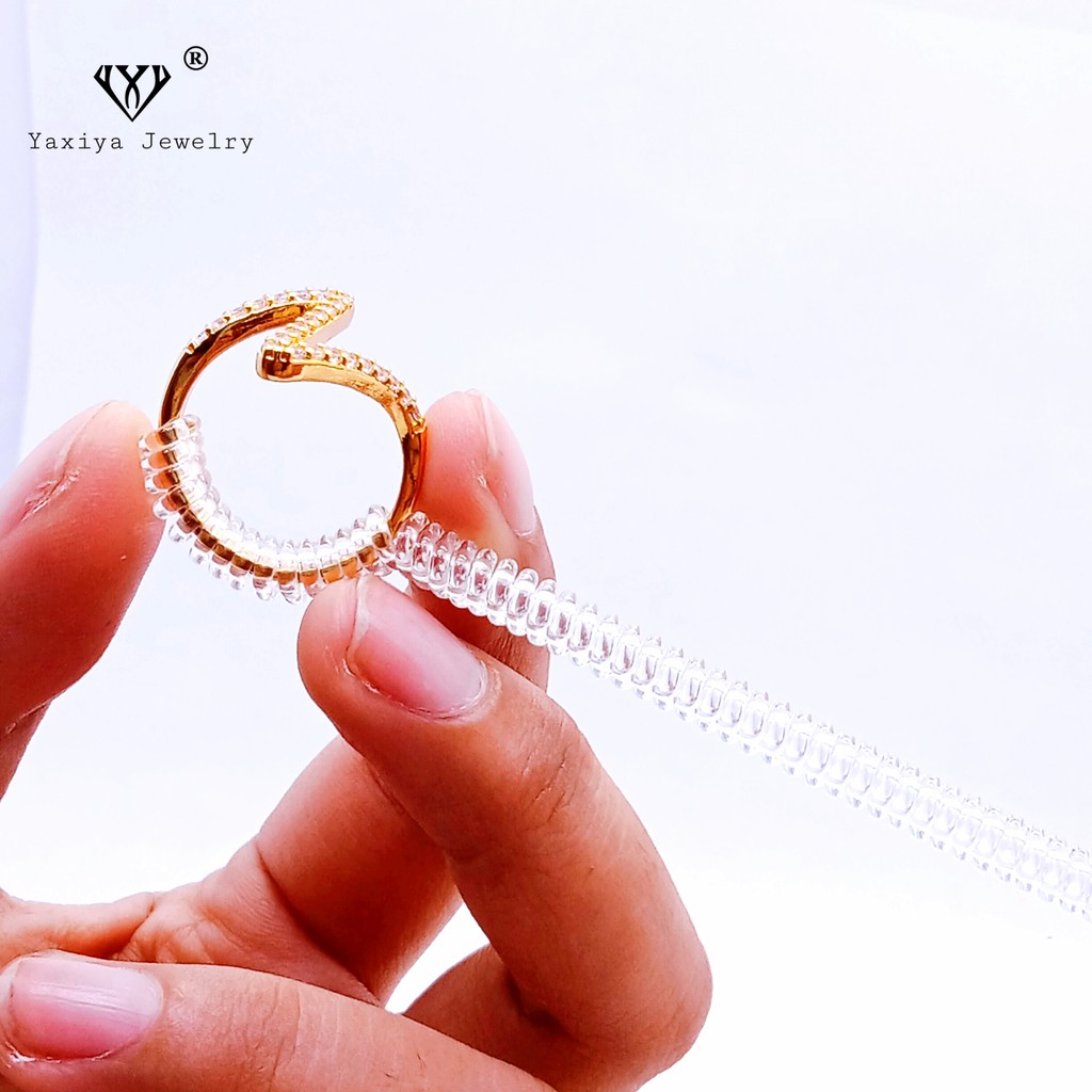 Yaxiya Pengganjal Cincin Pengecil Ukuran Ring Spiral 000-1