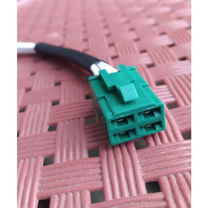 Soket kiprok bendik relay stater pin 4 kabel tebal untuk Honda, Yamaha, Suzuki pnp all kiprok pin 4-Soket hijau