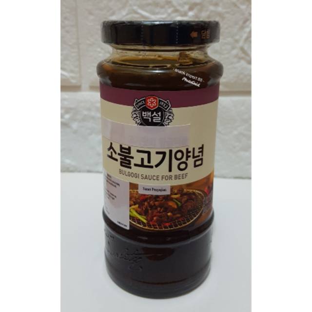 

Beksul Bulgogi Sauce For Beef /Korea Saus Marinade BBQ Beef 290gr