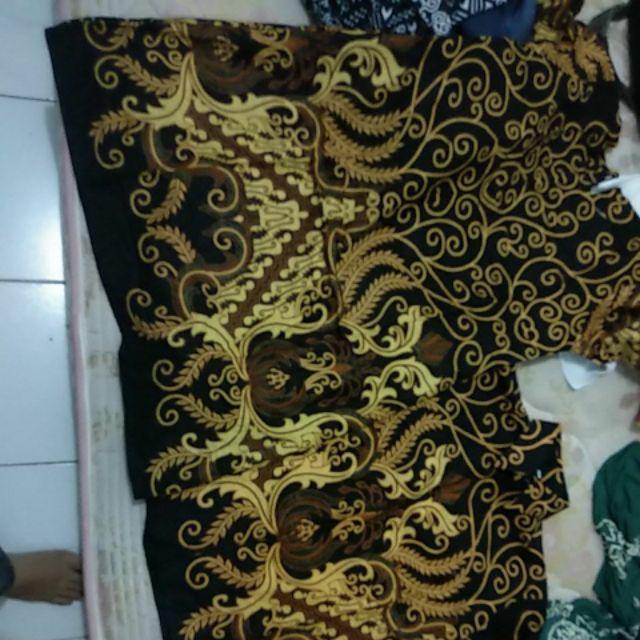 Bswart Batik Hrb026 Kenongo Hem Pendek Padi Pekalongan M L Xl Batik Pria Murah Modern Grosir