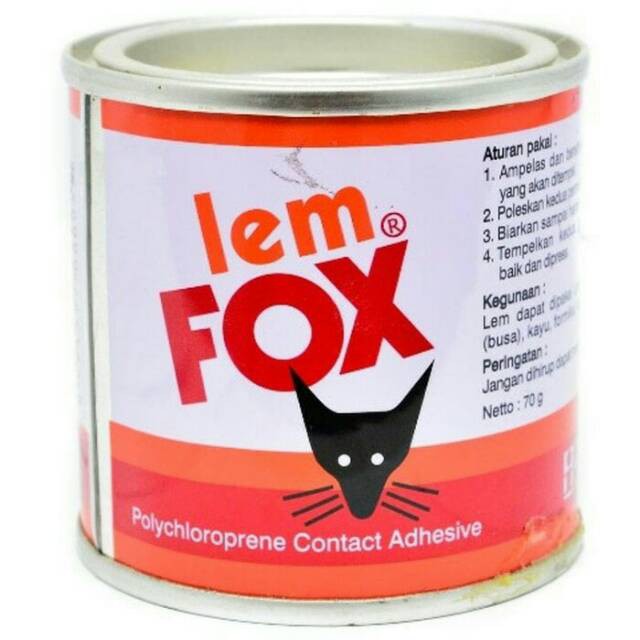 

Lem Fox Kaleng Original Kuning - 70 Gram