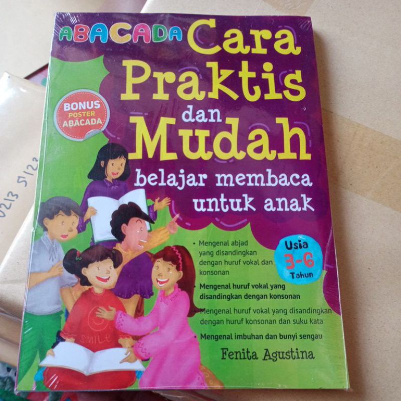 buku belajar membaca untuk anak anak usia 3-6 tahun (abacada)