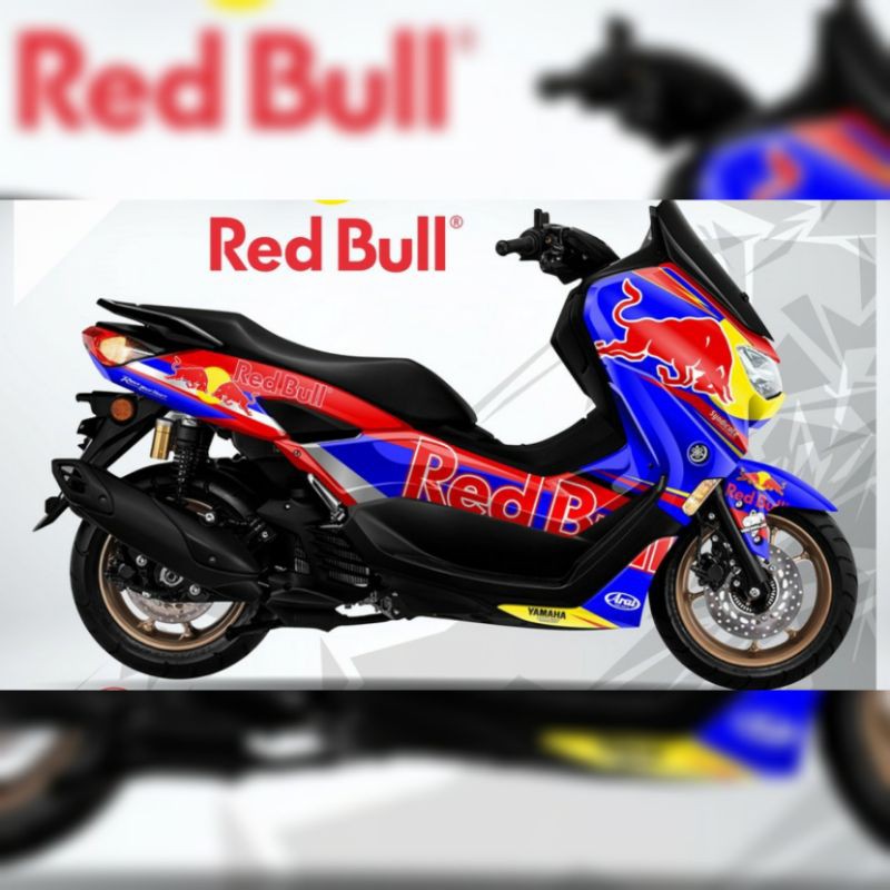 Stiker Decal new nmax FullBody REDBULL KODE 07