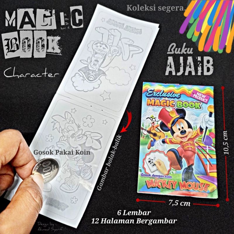 

Paket 5 Pcs Atau Buah Mainan Gosok Koin Kertas Gambar Ajaib