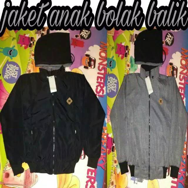 jaket anak bolak-balik hoodie