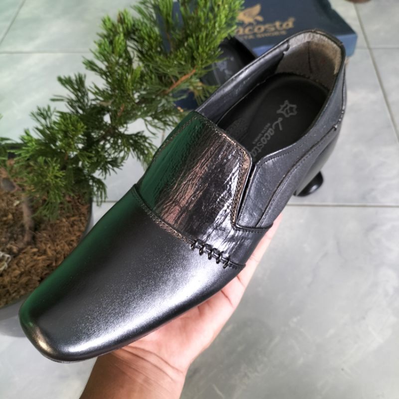 Sepatu Kulit Sapi Asli Pria Casual Formal Santai Kerja Dinas Harian