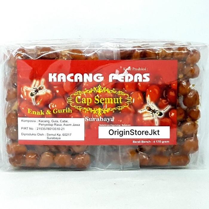 Jual Kacang Pedas Manis Cap Semut 170 Gr Asli Surabaya Selalu Baru