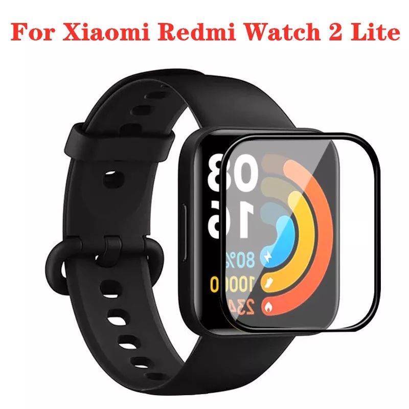 Anti Gores 3D Full Cover Screen Protector Xiaomi Redmi Watch 2 Lite / Redmi Watch 3 / Mi Watch Lite