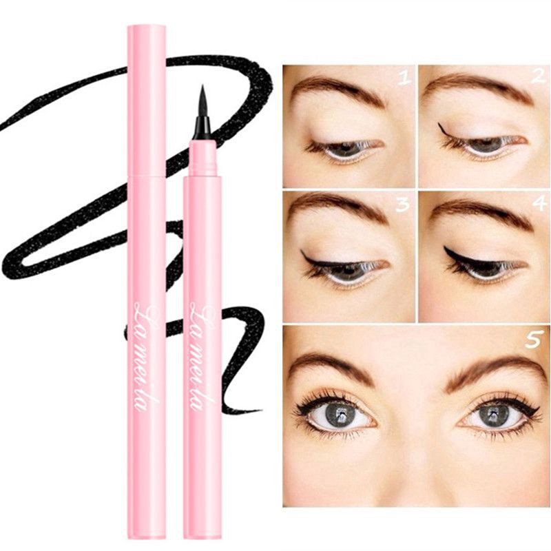 LAMEILA EYELINER PEN BLACK PINK GIRLSNEED77 KOSMETIK MATA KECANTIKAN EYE LINER PENSIL WATERPROOF