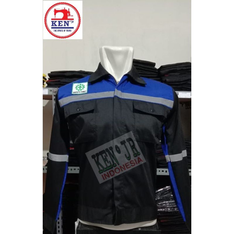 Bagus Uniform - Pakaian Kerja Seragam Proyek Warna Hitam Benhur