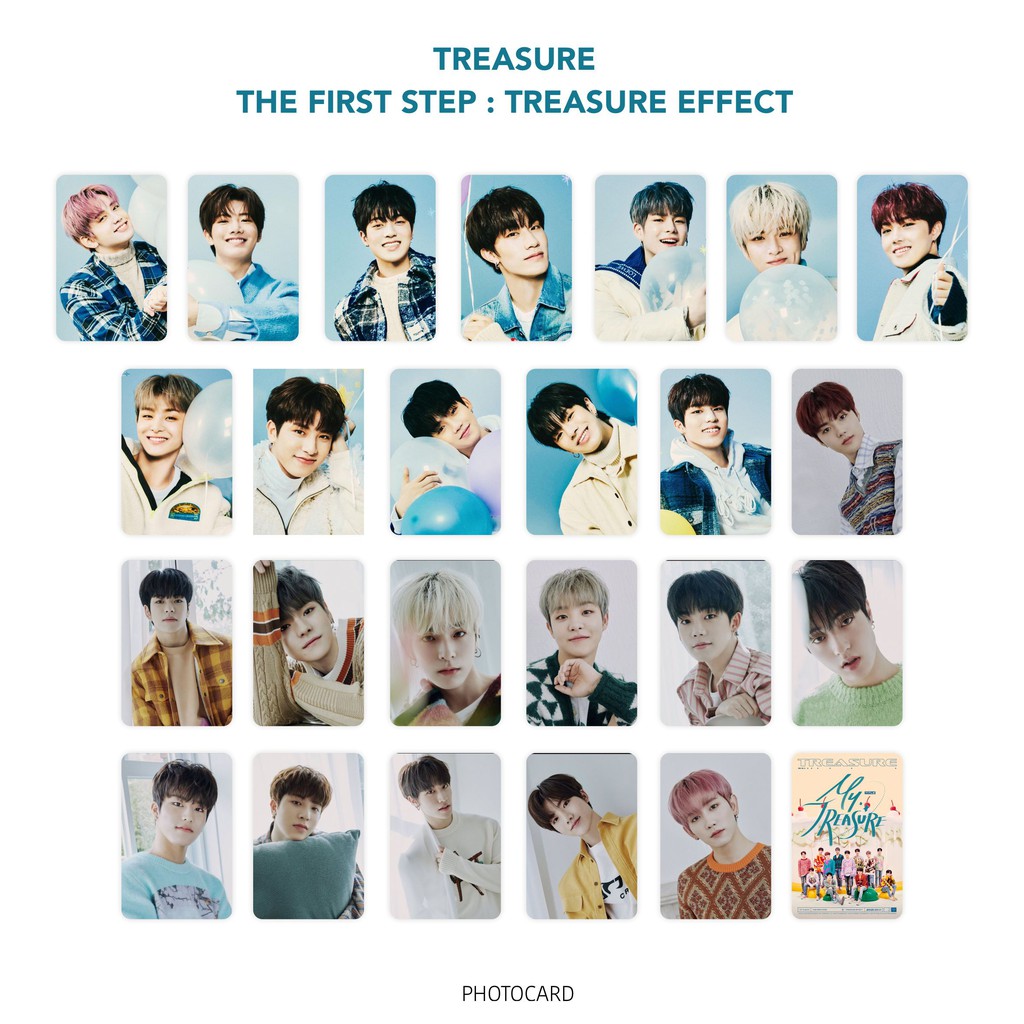 Photocard Treasure The First Step : Treasure Effect Isi 25 pcs