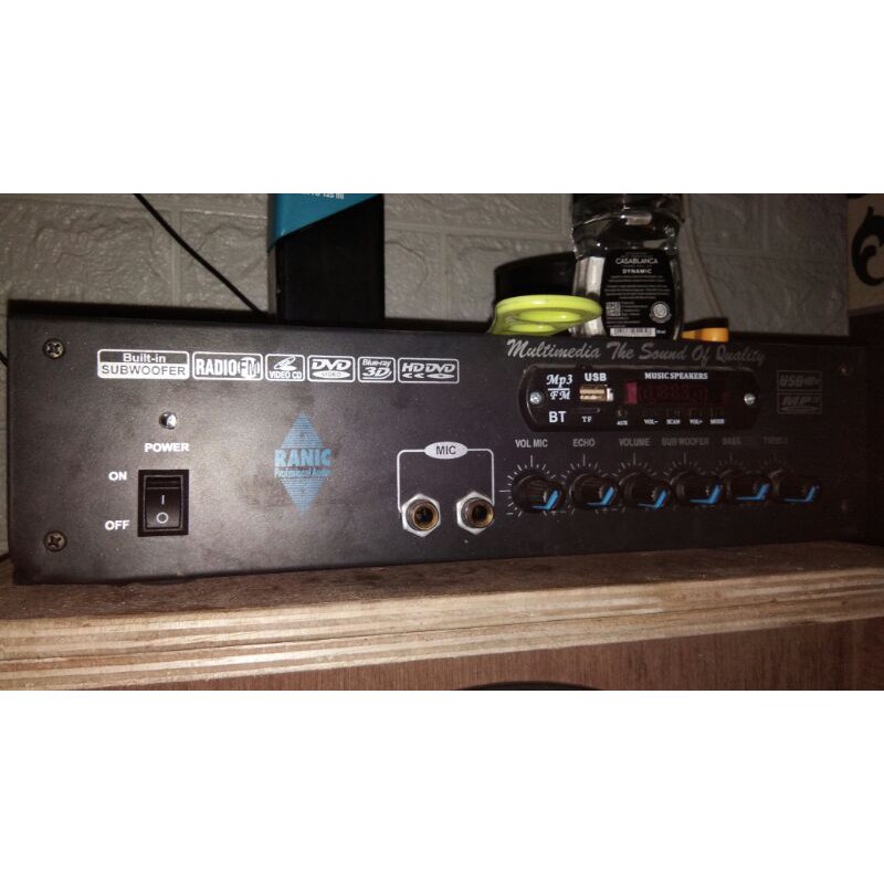 power amplifier 1700 watt pmpo