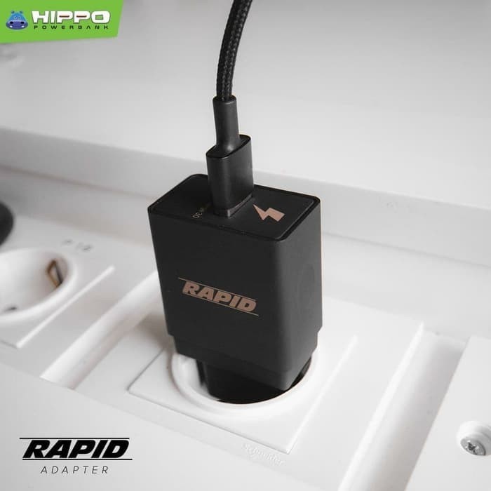 HIPPO ADAPTER CHARGER RAPID2 CHARGE 3.0 18W