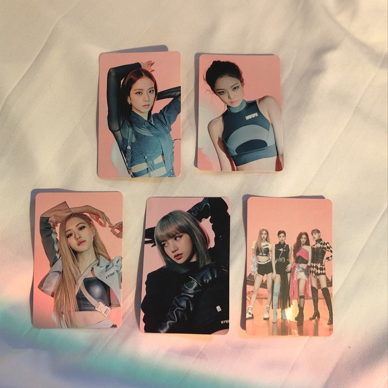 BLACKPINK x Samsung Pink Ver Official Photocard Jisoo Jennie Rose Lisa