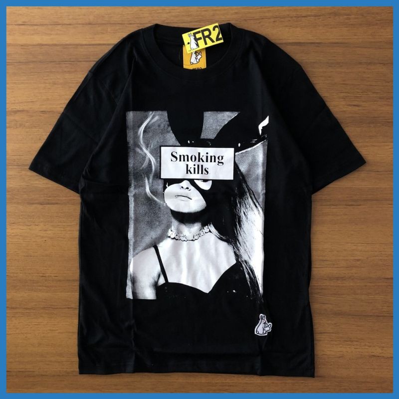 KAOS BAJU FR2 FUCKING RABBIT ARIANA BLACK YTD RS GR BARU KAOS BRAND