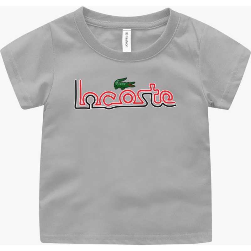 Kaos Anak Unisex Lcoste Baju Oblong Anak umur 2 sampai 10 Tahun T shirt Anak Laki Kaos Anak Cewek