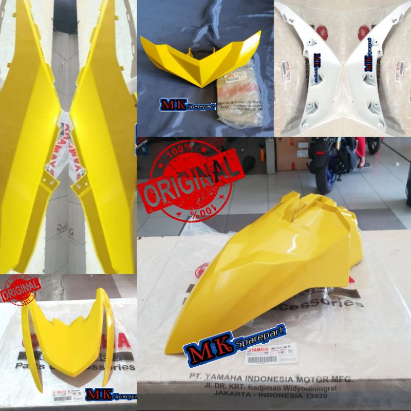 PAKET FULL SET BODY HALUS MIO M3, MIO Z KUNING ORIGINAL YAMAHA