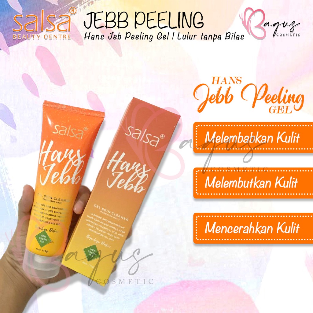 ⭐BAGUS⭐ SALSA HANS JEBB PEELING GEL (Lulur tanpa bilas)