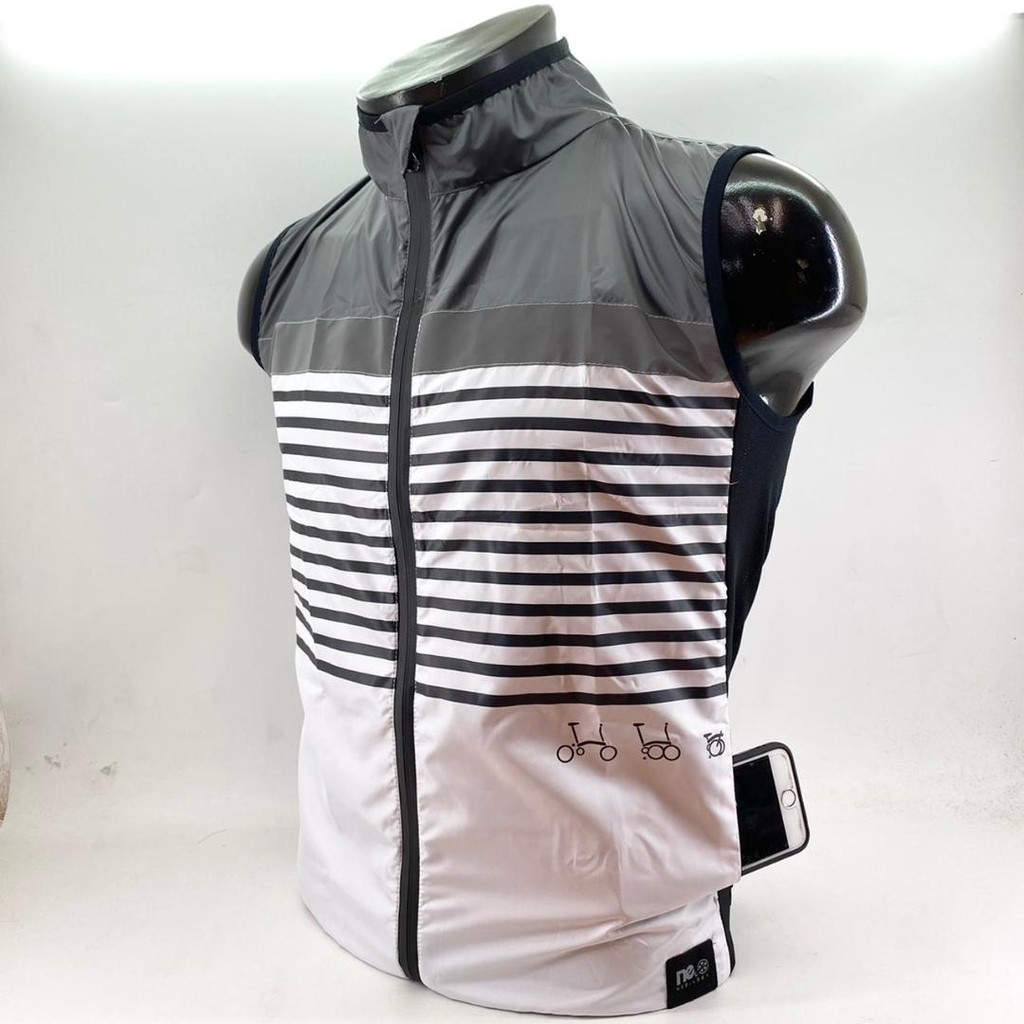 Rompi Gowes Unisex Bersepeda Vest Sepeda Pria Wanita Jaket Windbreaker