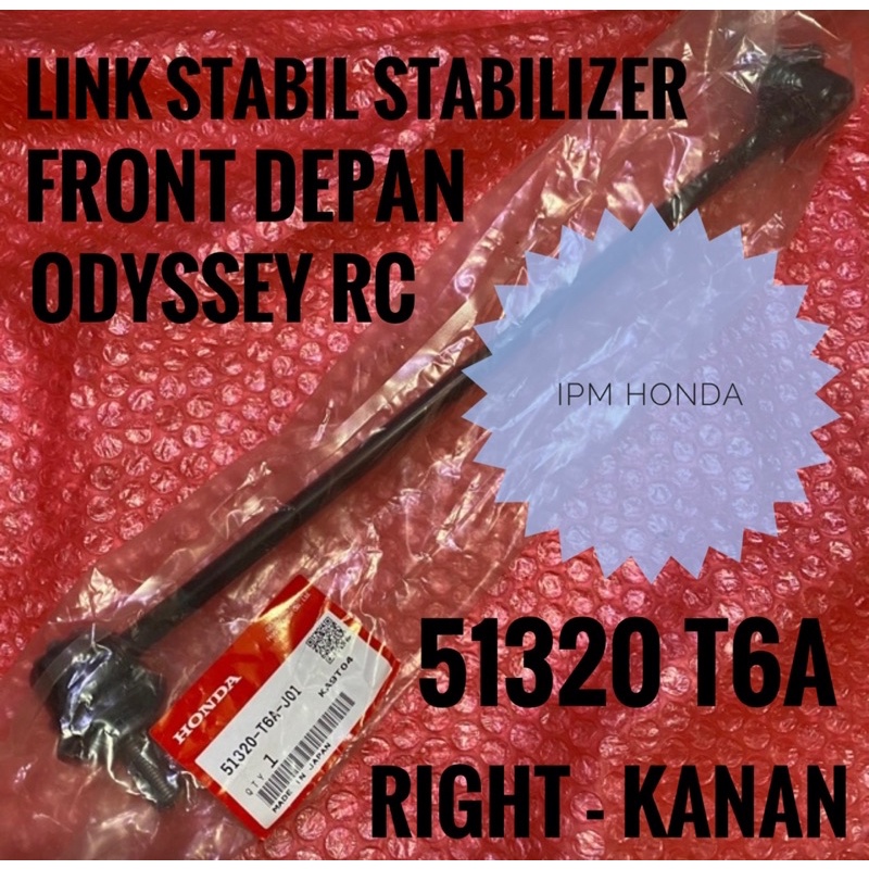 Link Stabil Stabilizer Depan Honda Odyssey RC RC1 2014 2015 2016 2017 2018 2019 51320 51325 T6A