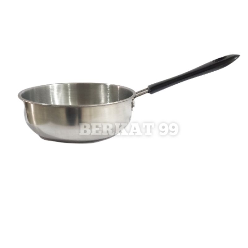 PANCI SUSU SERBAGUNA STAINLESS KECIL 15 CM GAGANG PLASTIK