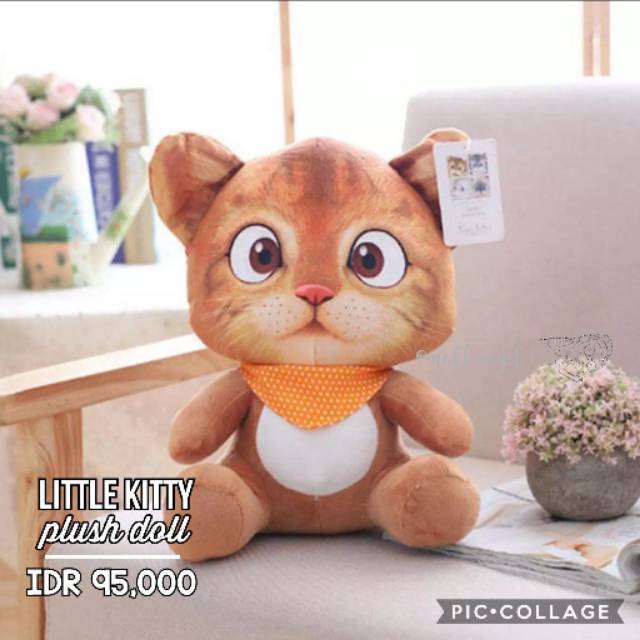 boneka kucing kecil lucu barang import