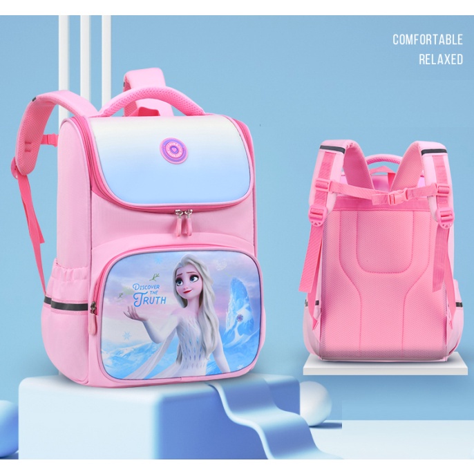 Tas Sekolah Anak Import Premium High Quality Terbaru - Tas Ransel Anak Besar Motif Karakter Lucu - Tas Backpack Anak Sekolah SD - Tas Anak Karakter Unicorn Frozen Elsa - Tas Anak Karakter Astronot Ultraman - Backpack Anak Sekolah Unisex - BK15