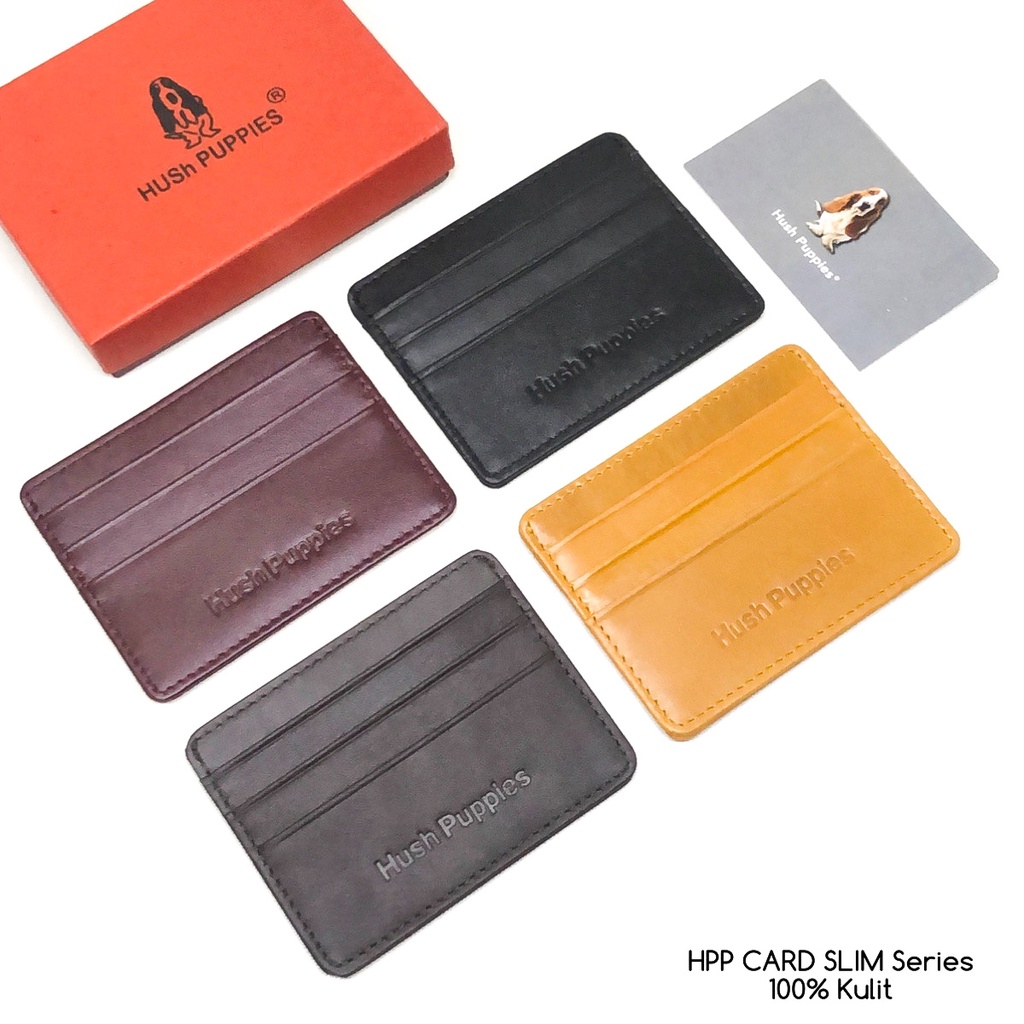 dompet kartu hushpuppies card slim series premium quality dompet cowok dompet murah