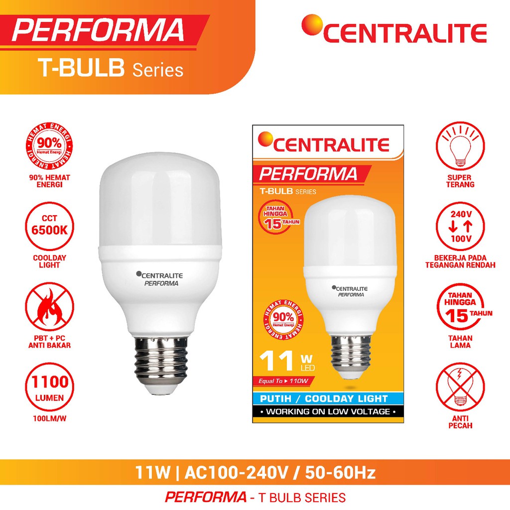 CTL 11W CD PUTIH LAMPU LED CAPSULE 11W PERFORMA CTL / BOHLAM CAHAYA PUTIH