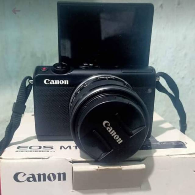 Canon m100 Second CAMERA MIRRORLES CANON M100 CAMERA SELFIE CAMERA UNTUK VLOG