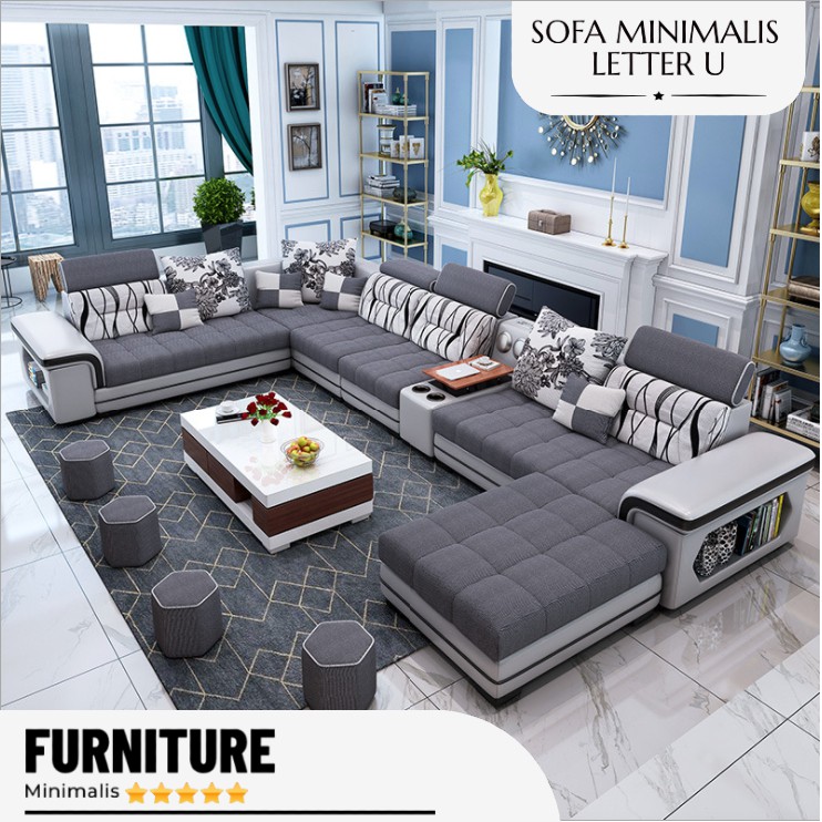 Sofa Minimalis Sofa Leter U Kursi Sofa Minimalis Modern