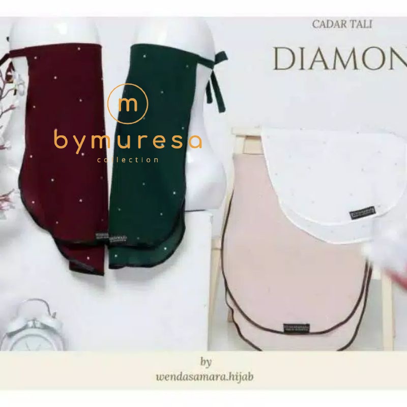 Bymuresa CADAR TALI 2 LAYER MANIK/Cadar Lepas siffon/Tutup Cadar karet 2 layar